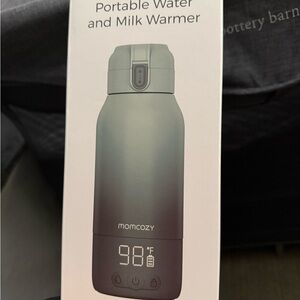 momcozy Portable Water and Milk Warmer - Sage Green